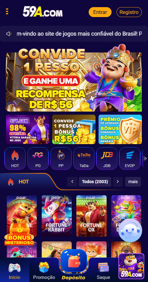 Promoções de Apostas Ao Vivo e Cashback 59a.com